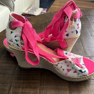Brand new but “vintage@ Milly by Sperry Top Sider platform sandals